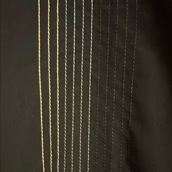 Cubavera Navy Blue Short Sleeve Shirt Men’s 2x tall - Picture 4 of 5